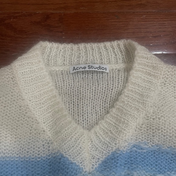 Acne Studios Mohair Striped Sweater - Picture 4 of 6